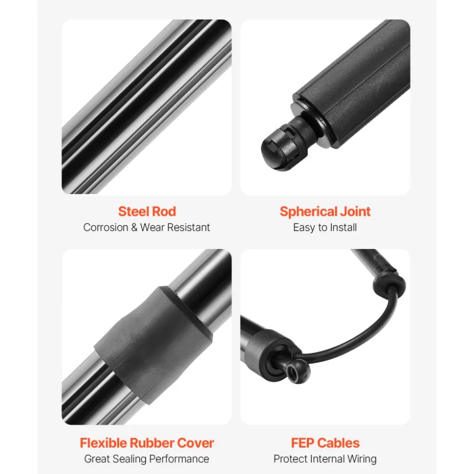 VEVOR Rear Left & Right Tailgate Power Lift Support, Compatible with 2015-2020 Cadillac Escalade/Escalade ESV, Electric Tailgate Liftgate Power Hatch Shock Strut Replace OE# 84306929 23226162 (2PCS)