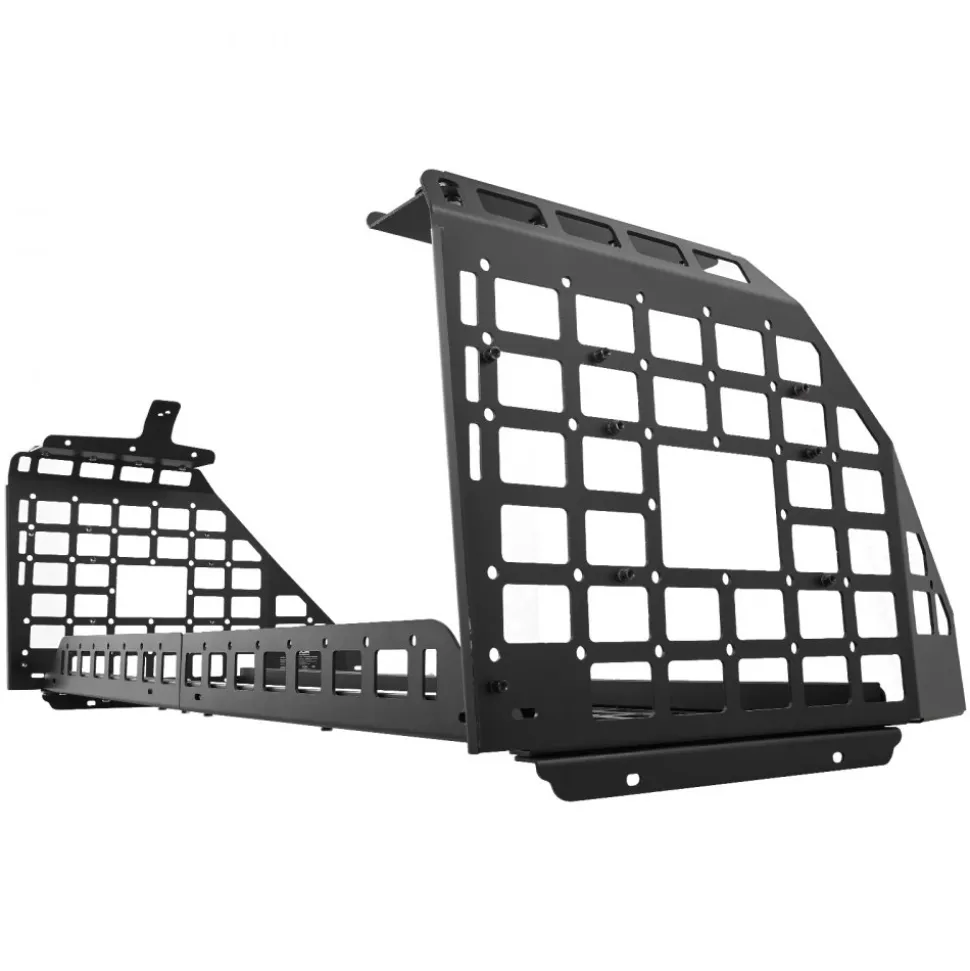 VEVOR Rear Trunk Cargo Rack, for 2010-2024 Toyota 4Runner, 220 lbs Capacity, Aluminum Alloy Basket Tray Interior Storage Luggage Carrier, Adjustable Height Shelf Stand Organizer for Camping Trip Gear