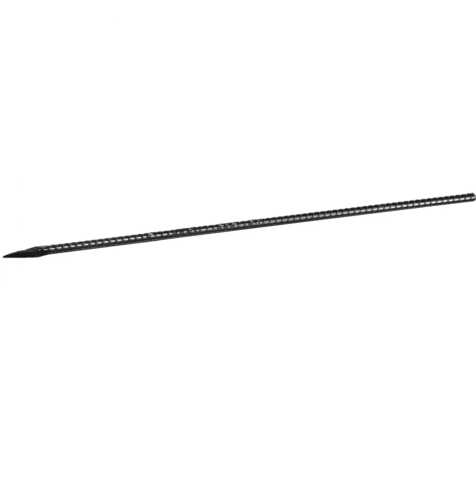 VEVOR Rebar Stakes, 16-Inch, Heavy-Duty 0.45 in Diameter, Straight Galvanized Steel Ground Anchors with Chisel Point End & Rust-Resistant Coating, for Gardening Support, Fence, Camping Tents (16-Pack)