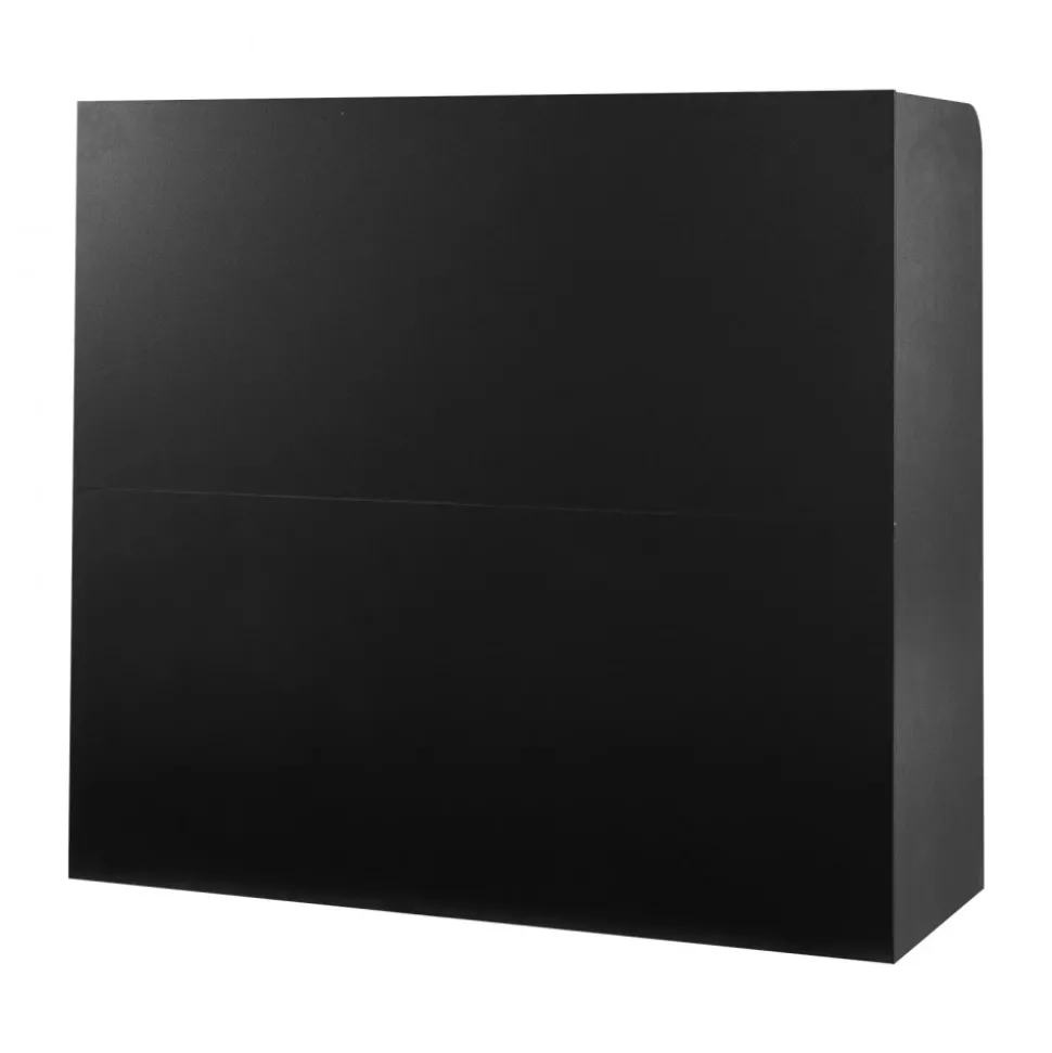 VEVOR Reception Desk, 47 Inch Rectangular Front Counter Table, Office Reception Counter with Lockable Drawer and Storage Cabinet, for Checkout, Lobby, Beauty Salon and Office, Black
