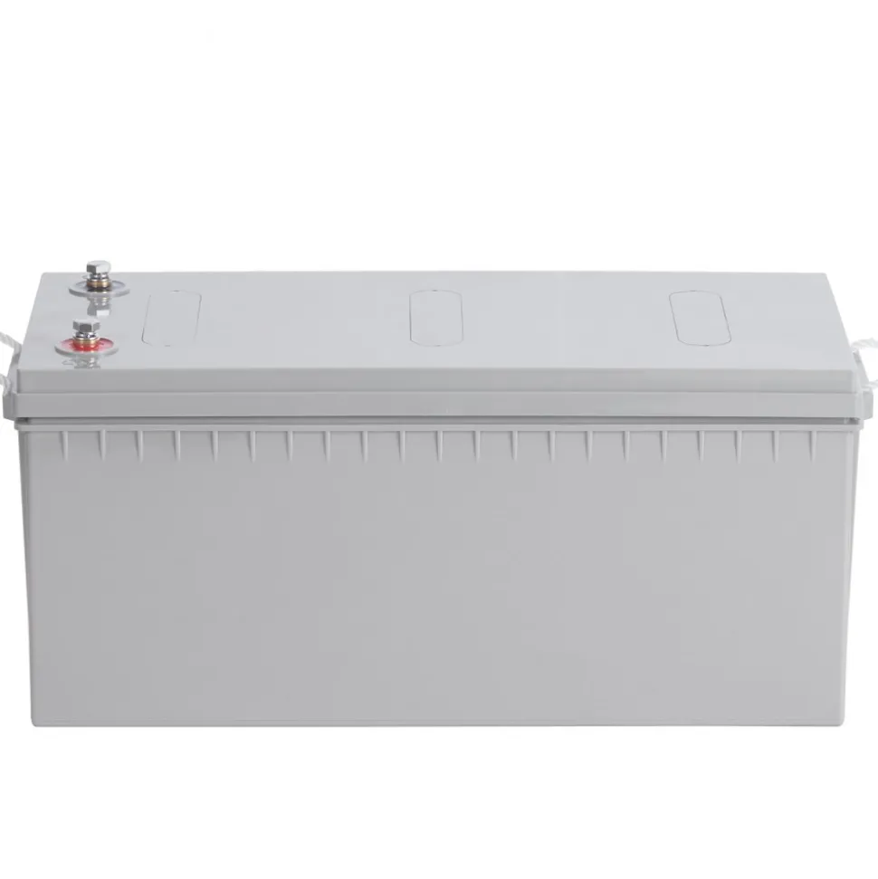 VEVOR Rechargeable AGM Marine Battery, 12V 200 AH, Designed for RV Solar Marine Off-Grid Use, UPS Backup, with a Self-Discharge Rate, 1400A Current