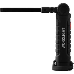 VEVOR Rechargeable LED Work Light, 1200 mAh, Magnetic Mechanic Flashlight with Magnetic Base, 360° Rotation, 5 Lighting Modes, Foldable Grill Lamp for Mechanics, Car Repairs, Home, Emergency (2 Pack)