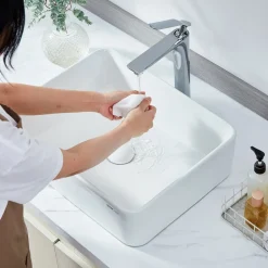 VEVOR Rectangle Vessel Sink, 19