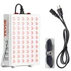 VEVOR Red Light Therapy for Body Face, 60 Dual-Chip LEDs, Red 660nm & Near Infrared 850nm Combo, High Power Red Light Therapy Panel for Recovery, Pain Relief, Wound Healing, Skin Health, 80W