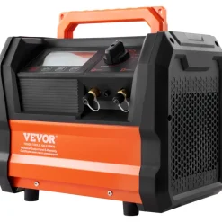VEVOR Refrigerant Recovery Machine, 1 HP Dual Cylinder Portable AC Recovery Machine with 3000rpm Brushless Motor, Freon Refrigerant Recycling Tool for Automotive, Air Condition, Household HVAC