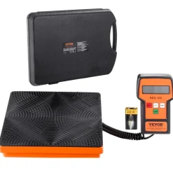 VEVOR Refrigerant Scale 110 LBS HAVC Charging Recovery Freon Scale, with Wired Remote Control, 2g High Precision Electronic Digital Recovery Weight Scale with Case and Dry Battery