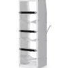 VEVOR Refrigerant Tank Rack, with 3 x 30-50lb Bottle Tanks, Cylinder Tank Rack 14.64x13.97x46.06 in, Refrigerant Cylinder Rack Gas Cylinder Racks and Holders for Freon, Gases, Oxygen, Nitrogen