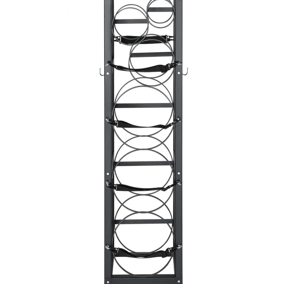 VEVOR Refrigerant Tank Rack, with 3 x 30lbs and Other 3 Small Bottle Tanks, Cylinder Tank Rack 12.79x12.99x47.12 in, Refrigerant Cylinder Rack and Holders for Freon, Gases, Oxygen, Nitrogen