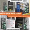 VEVOR Refrigerant Tank Rack, with 1 x 50lb, 2 x 30lb and Other 3 Small Bottle Tanks, Cylinder Tank Rack 15.55x12.99x49.8 in, Refrigerant Cylinder Rack and Holders for Freon, Gases, Oxygen, Nitrogen