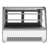 VEVOR Refrigerated Display Case, 5 Cu.Ft./145L Countertop Pastry Display Case, 2-Tier Commercial Cake Refrigerator with LED Lighting, TURBO Cooling, Frost-Free Air-Cooling, for Bakery, Dessert Shop