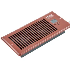 VEVOR Register Booster Fan, Quiet Vent Booster Fan Fits 6 x 12 inch Holes, with Remote Control and Thermostat Control, Adjustable Speed for Heating Cooling Smart Vent, White