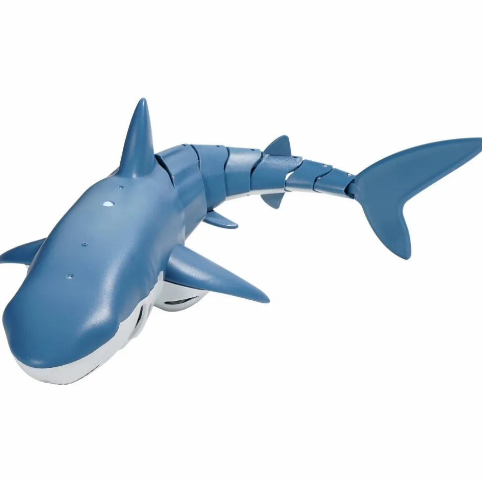 VEVOR Remote Control Shark Toy, 2.4GHz High Simulation Shark RC Boat for Swimming Pool Bathroom, Electric RC Shark Fish Toy with 2 Batteries, Light & Spray Water Function for 6+ Year Old Boys & Girls