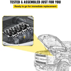 VEVOR Replacement for 6.0L Cylinder Head 18MM Power Stroke Bare F-Series Cylinder Head 1843080C3
