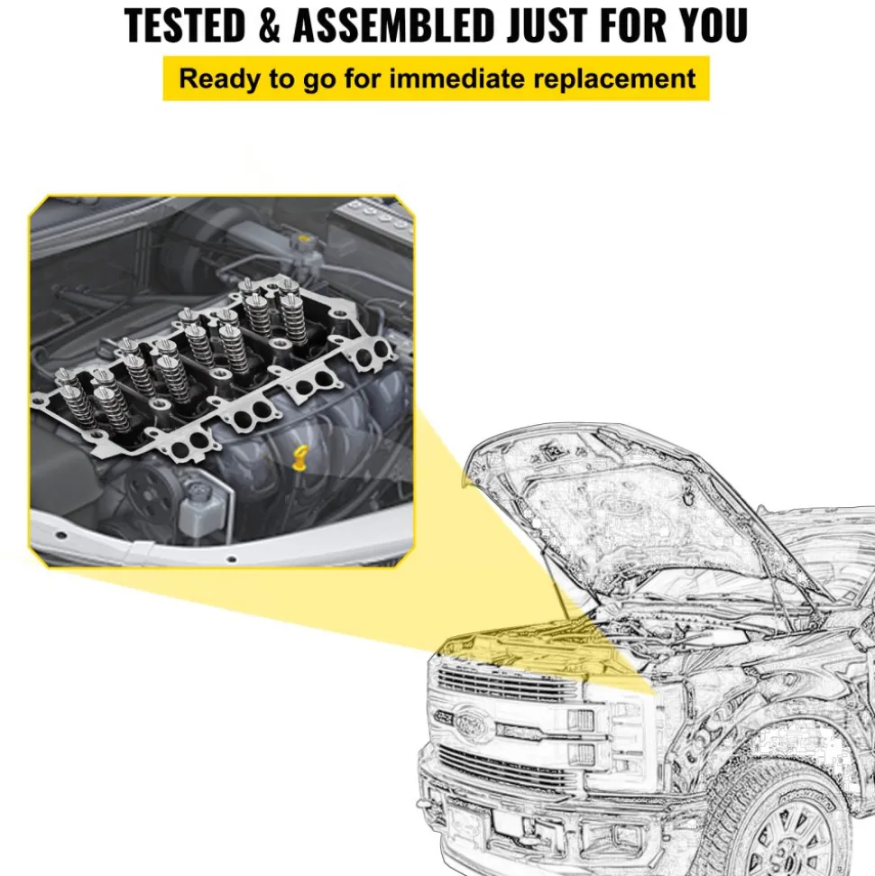 VEVOR Replacement for 6.0L Cylinder Head 18MM Power Stroke Bare F-Series Cylinder Head 1843080C3