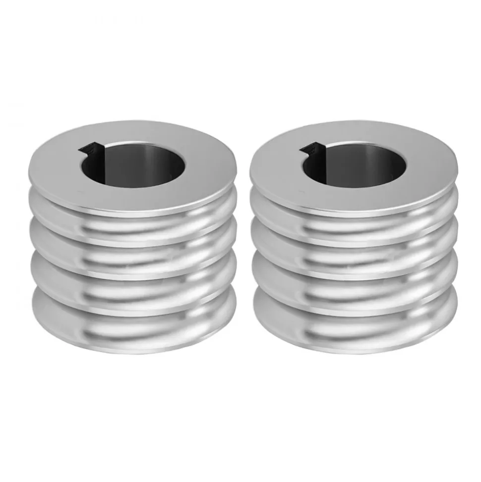VEVOR Replacement Roller for Rolling Mill 4 Sizes Grooves 2 Round Rollers, Jewelry DIY Tool Accessory Parts, Premium Alloy Steel, Easy Installation, for Pressing Ductile Metals, Gold, Silver, Brass