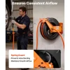 VEVOR Retractable Air Hose Reel, 3/4 Inch x 50 FT PVC Air Hose Max 300PSI, Auto Rewind Air-Compressor Hoses Reel with 5 ft Lead in, Ceiling/Wall Mount Heavy Duty Steel Double Arm