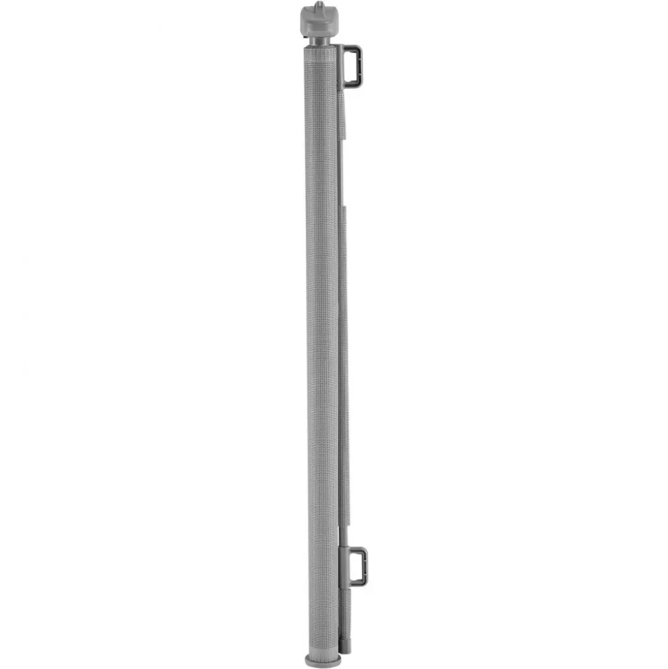 VEVOR Retractable Baby Gate, Extends to 57 inch Wide, 38.5 inch Tall, with Security Lock, Easy to Use, Walk Through Without Tripping, Mesh Dog Gate for Stairs, Hallways, Indoor/Outdoor, Gray