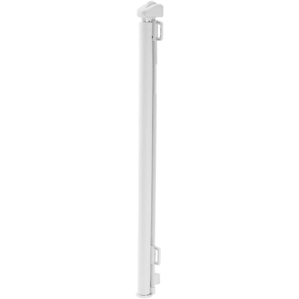 VEVOR Retractable Baby Gate, Extends to 57 inch Wide, 38.5 inch Tall, with Security Lock, Easy to Use, Walk Through Without Tripping, Mesh Dog Gate for Stairs, Hallways, Indoor/Outdoor, White