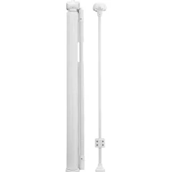 VEVOR Retractable Baby Gate, 34 inch Tall, Extends up to 71 inch Wide, Retractable Gate for Kids or Pets, Mesh Material, Easy to Install for Indoor Stairs, Doorways, Hallways, Playrooms, White