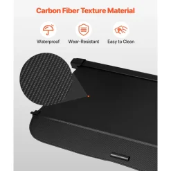 VEVOR Retractable Cargo Cover, Upgraded Carbon Fiber Texture Trunk Cover, Anti-Peeping Luggage Privacy Shield, Easy Installation Security Shade Car Accessories, for Honda CRV 2023-2025 5-Seater