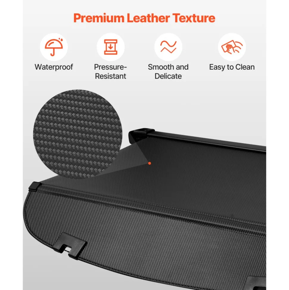 VEVOR Retractable Cargo Cover, Upgraded Carbon Fiber Texture Trunk Cover, Anti-Peeping Luggage Privacy Shield, Easy Installation Security Shade Car Accessories, for Mazda CX-5 2017-2025 5-Seater