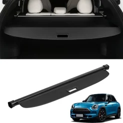VEVOR Retractable Cargo Cover for Toyota, Upgraded Waterproof Trunk Cover Security Shield Shade for Toyota RAV4 2019-2025 5-Seater, UV Resistant Rear Trunk Cover, Aluminum Alloy & PVC Leather Texture