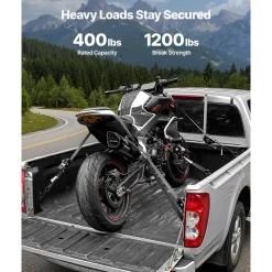 VEVOR Retractable Ratchet Straps, 1 in x 10 ft, Tie Down Straps with S Hooks, 1200 lbs Break Strength, 4 Soft Loops, Tie Down Ratcheting for Moving, Trailers, Motorcycles, Kayaks, Car Roof, 4 Pack