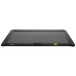 VEVOR Retractable Tonneau Cover, 5.5 ft Hard Retractable Tonneau Cover with Built-in Drainage Pipe for 2021-2024 Ford F-150 Crew Cab , Customized Hard Tonneau Cover with Double-Lock & T-Slot