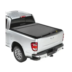 VEVOR Retractable Tonneau Cover, 5.7 ft Hard Retractable Tonneau Cover with Built-in Drainage Pipe for 2009-2024 Dodge Ram 1500 Crew Cab, Customized Hard Tonneau Cover with Double-Lock & T-Slot