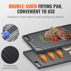 VEVOR Reversible Grill/Griddle, 9.7