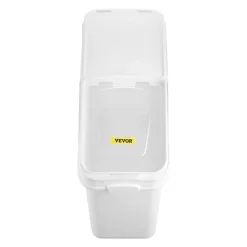 VEVOR Rice Storage Container, 21Gallon/80L Capacity Large Dog Food Dispenser Bin, Kitchen Ingredient Grain Cereal Flour Bin, Pet food Containers with Wheels, Scoop, and Airtight Lid, 1 Pack