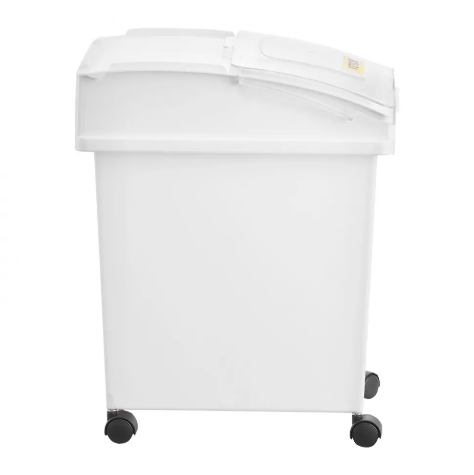 VEVOR Rice Storage Container, 6.6Gallon/25L x3 Capacity Large Dog Food Dispenser Bin, Kitchen Ingredient Grain Cereal Flour Bin, Pet food Containers with Wheels, 3 Scoops, and Airtight Lid, 3 Pack