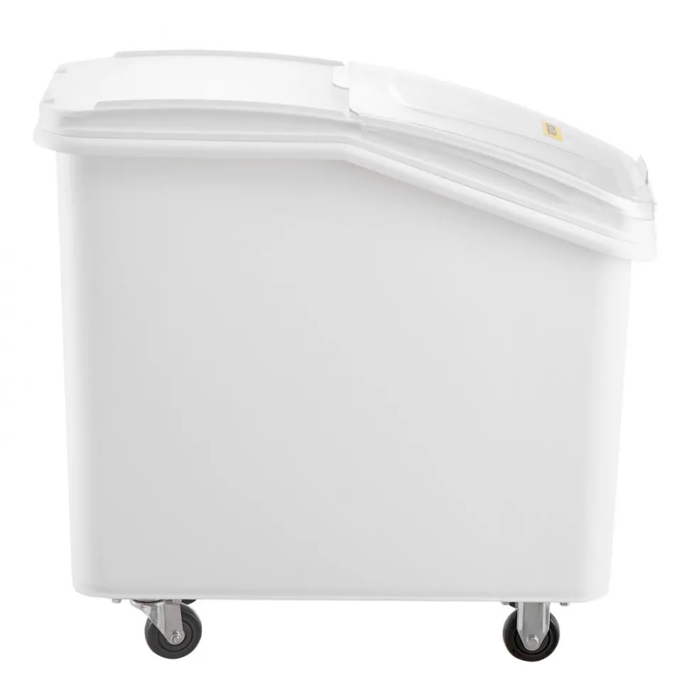 VEVOR Rice Storage Container, 27Gallon/100L Capacity Large Dog Food Dispenser Bin, Kitchen Ingredient Grain Cereal Flour Bin, Pet food Containers with Wheels, Scoop, and Airtight Lid, 1 Pack