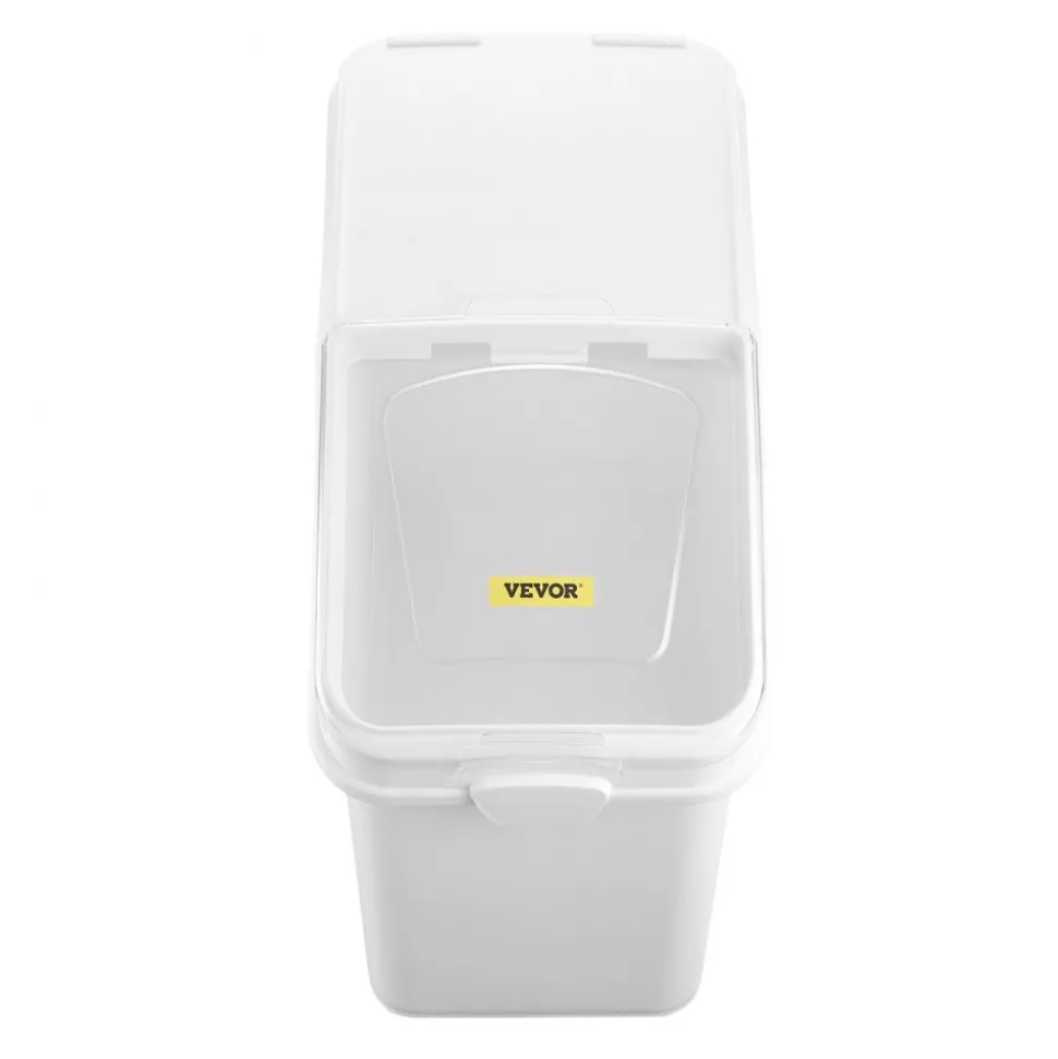 VEVOR Rice Storage Container, 27Gallon/100L Capacity Large Dog Food Dispenser Bin, Kitchen Ingredient Grain Cereal Flour Bin, Pet food Containers with Wheels, Scoop, and Airtight Lid, 1 Pack