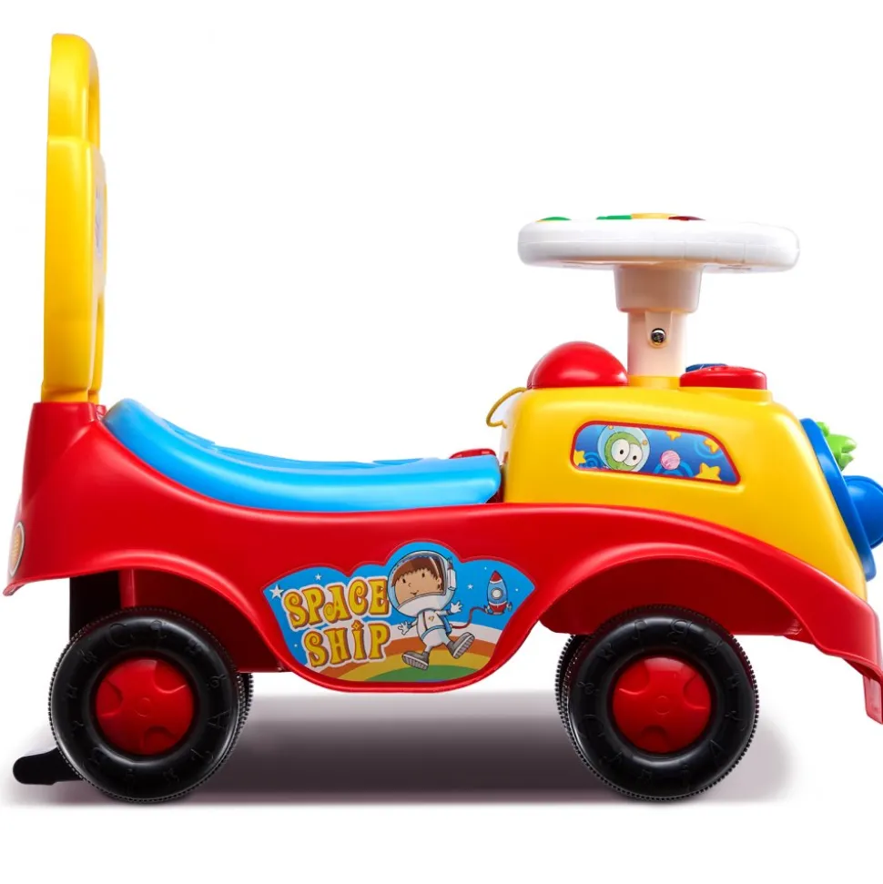 VEVOR Ride On Push Car for Toddlers, Ages 1-3, Ride Racer, Sit to Stand Toddler Ride On Toy, Classic Kids Ride On Car with Music Steering Wheel, Horn & Under Seat Storage, Ride On Toy for Boys Girls
