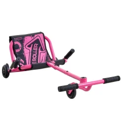 VEVOR Ride on Scooter 150 lbs Swing Side-to-Side for Amazing Riding Pink, for Ages 4+, Powered by Zig-Zag Motion, Ride on Toy with 3 Adjustable Length, Brake Lever, Hard Surface Indoor & Outdoor