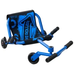 VEVOR Ride on Scooter 150 lbs Swing Side-to-Side for Amazing Riding Blue, for Ages 4+, Powered by Zig-Zag Motion, Ride on Toy with 3 Adjustable Length, Brake Lever, Hard Surface Indoor & Outdoor