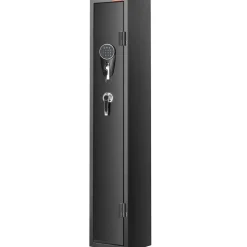 VEVOR 3 Rifles Gun Safe, Rifle Safe with Lock & Digital Keypad, Quick Access Gun Storage Cabinet with Removable Shelf, Pistol Rack, Rifle Cabinet for Home Rifle and Pistols