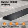 VEVOR 1.6" Rise Cuttable Threshold Ramp for Sweeping Robot, 35.4" Wide Natural Rubber Wheelchair Ramp, Non-Slip Solid Rubber Ramp with Double-Sided Tape for Doorways, Driveways, Bathroom, Smooth Tile