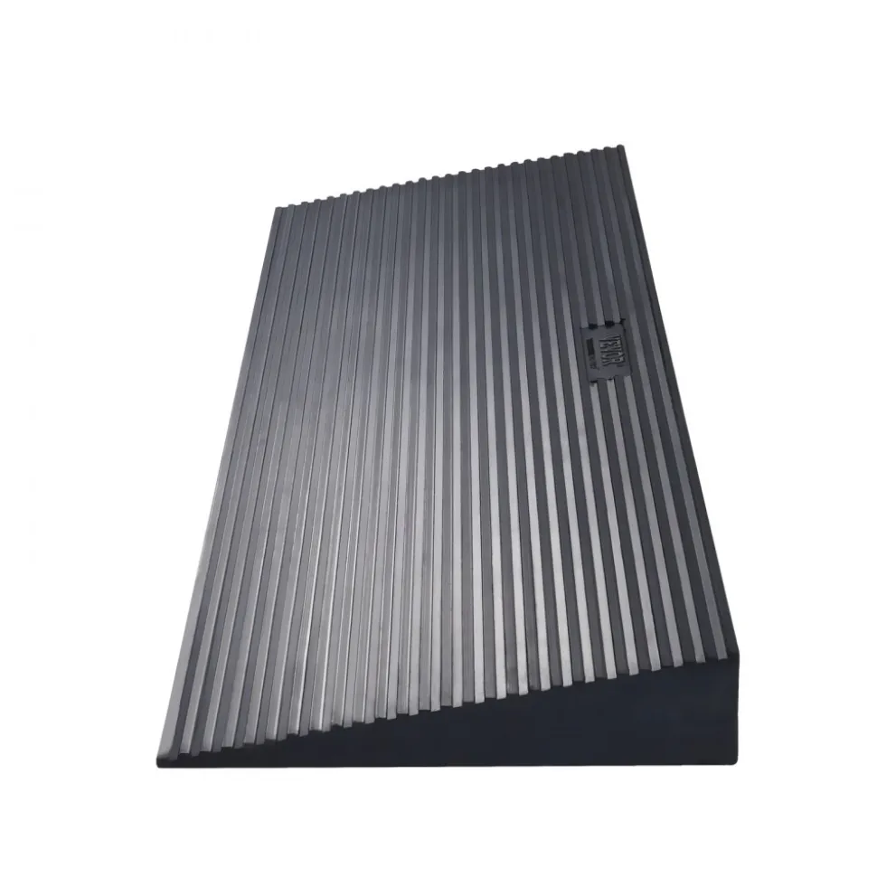 VEVOR 1.2" Rise Cuttable Threshold Ramp for Sweeping Robot, 35.4" Wide Natural Rubber Wheelchair Ramp, Non-Slip Solid Rubber Ramp with Double-Sided Tape for Doorways, Driveways, Bathroom, Smooth Tile