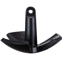 VEVOR River Anchor, 30 LBS Boat Anchor Cast Iron Black Vinyl-Coated, Marine Grade Mushroom Anchor for Boats Up To 30 ft, Impressive Holding Power in River and Mud Bottom Lakes