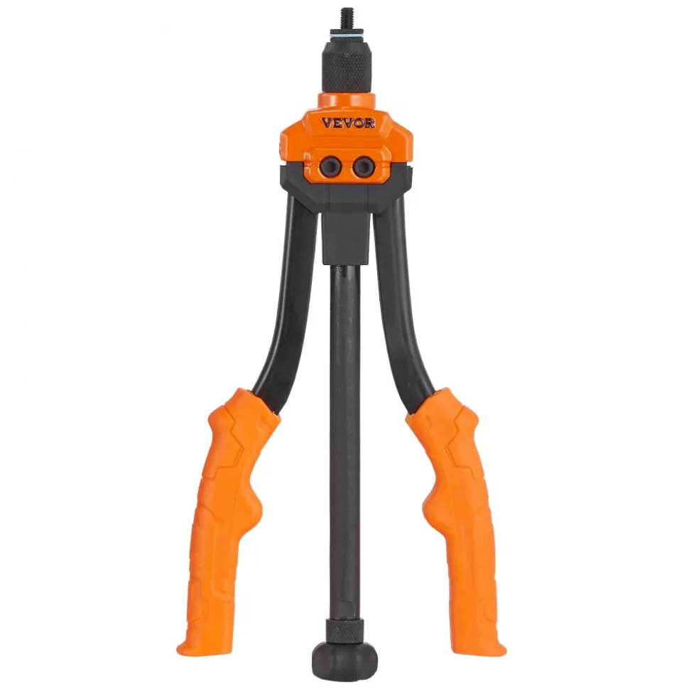 VEVOR Rivet Nut Tool, 14 in Rivnut Tool Kit with 7 PCS Metric and SAE Mandrels, 70 PCS Assorted Rivet Nuts, 10-24, 1/4-20, M6, 5/16-18, M8, 3/8-16, M10, With Rugged Carrying Case, for DIY, Repairs