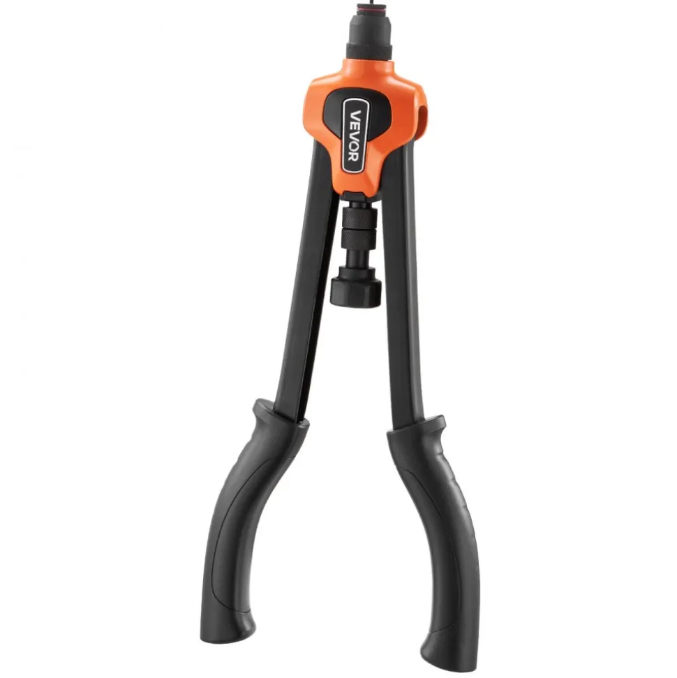 VEVOR Rivet Nut Tool Kit, 17-Inch Rivnut Tool Kit, with 13 Mandrels and 130 Nuts, Metric and SAE Size M3, M4, M5, M6, M8, M10, M12, 1/2-13, 8-32, 10-24, 1/4-20, 5/16-18, 3/8-16 UNC, a Carrying Case