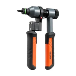 VEVOR Rivet Nut Tool Kit, 9-Inch Ratchet Rivnut Tool Kit, with 10 Mandrels and 100 Nuts, Metric and SAE Size M5, M6, M8, M10, M12, 8-32, 10-24, 1/4-20, 5/16-18, 3/8-16 UNC, with a Rugged Carrying Case