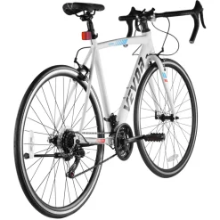 VEVOR Road Bike, 700C Wheels Racing Bike, SHIMANO 21 Speeds Drivetrain City Commuter Road Bicycle, Urban Adult Sport Bicycle with Carbon Steel Frame, Drop Bar, Caliper Brake, for Men and Women