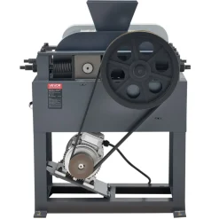 VEVOR Rock Crusher, 220V Double Roller Crushers, Industrial Shredder with 2.56x0.59 inch Dual Feed Inlets, 1740RPM Speed Stone Grinder Rock Crusher, 1.5KW Electric Shatter Pulverizer, 860kg/h Crushing