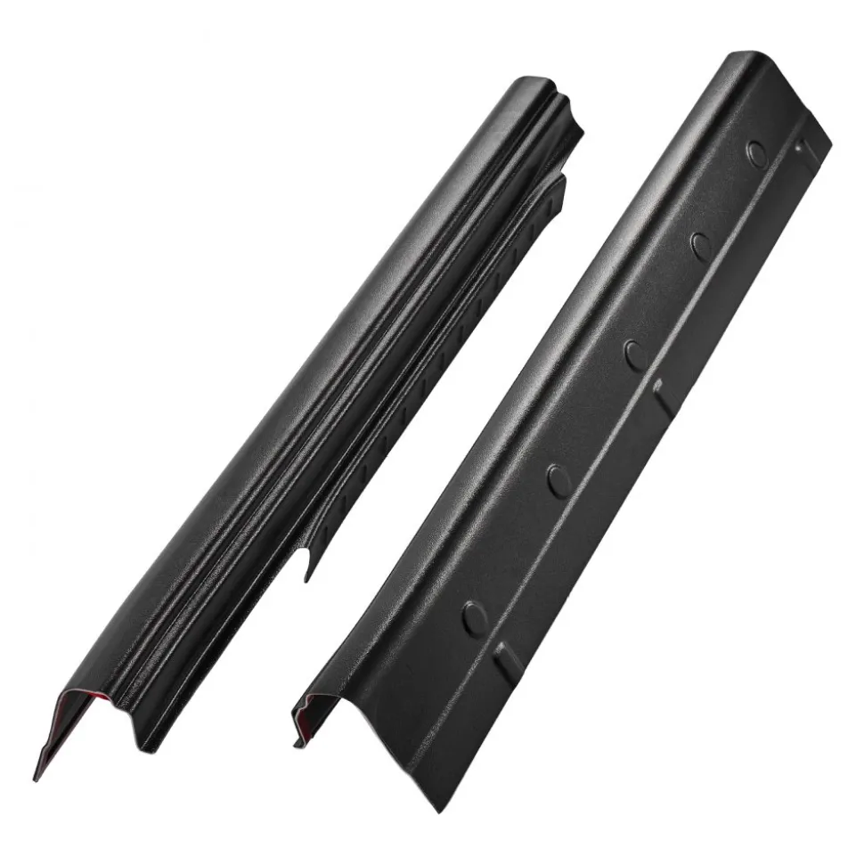 VEVOR Rocker Panel Guard, 4-Piece Set Compatible with 2014-2018 Chevrolet Silverado 1500 Extended Cab, Replacement for 14068 Trail Armor Side Skirts Extension Body Kit, Driver Side, 3M Adhesive, Black