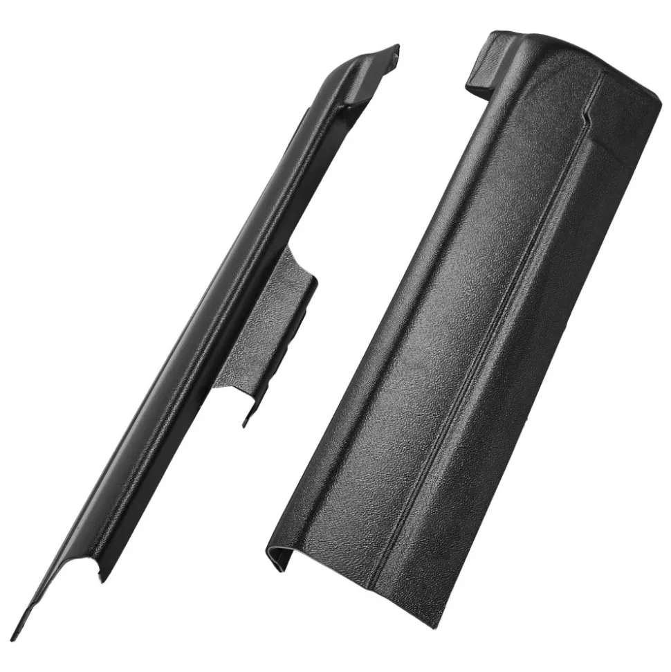 VEVOR Rocker Panel Guard, 4-Piece Set, Compatible with 1999-2006 Chevrolet Silverado Extended Cab, Replacement for 14089 Trail Armor Side Skirts Extension Body Kit, Driver Side, 3M Adhesive, Black