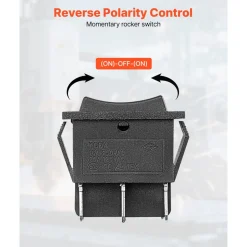 VEVOR Rocker Switch, 6 Pin Momentary DPDT Rocker Switch, 3-Position (ON)-Off-(ON) Polarity Reversing Switch AC 250V/16A 125V/ 20A for Auto Car Boat Household Appliances
