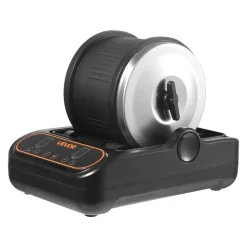 VEVOR Rock Tumbler, 3 lb Rock Polishing Machine, Rocks Tumbling Kit with 4-Speed Adjustment, 1–9 Day Timer, PC Sound Reduction Cover & TPU Drum, Direct Drive Motor Rocks Polishing, Quiet Operation
